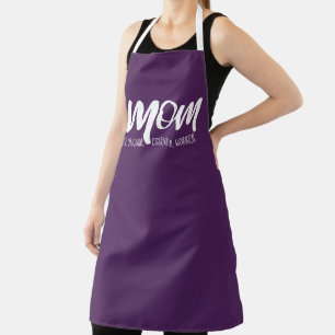 Mum Humour The Original Essential Worker Purple Apron