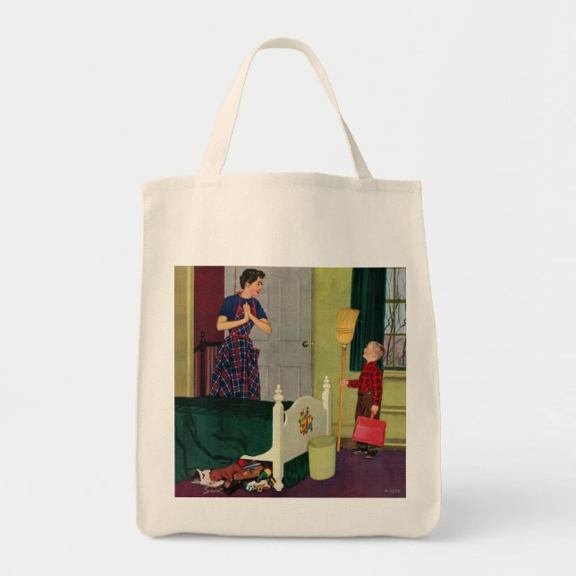 Mum, I Cleaned My Room! Tote Bag (Front)
