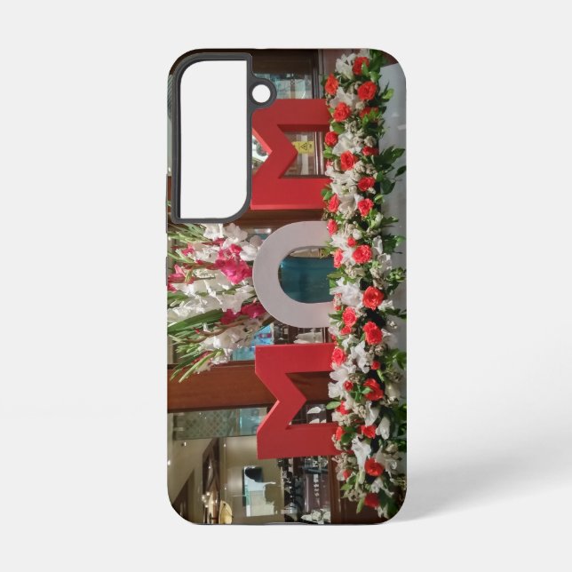 "Mum, I Love You" – A Heartfelt Floral Tribute Samsung Galaxy S22 Case (Back)