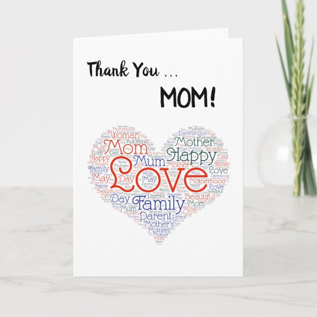 Mum I Love You Card (Front)