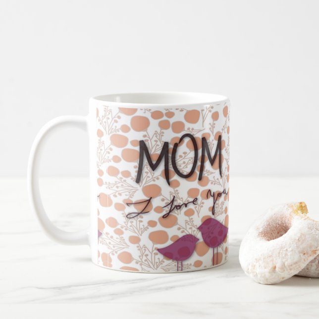 Mum I love you Coffee Mug (With Donut)