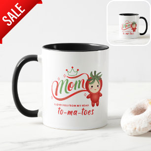 Mum I Love You From My Head TOMATOES Funny Mothers Mug