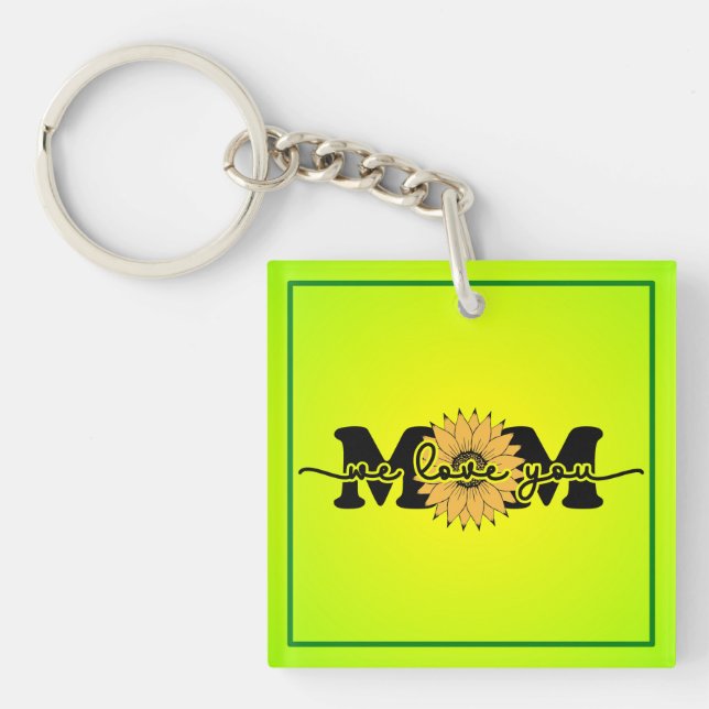 Mum I Love You Mother's Day-43250 Key Ring (Front)