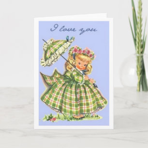 Mum, I Love You! Vintage Mother's Day Card