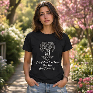 Mum in Heaven Mother’s Day Memorial Family Tree T-Shirt