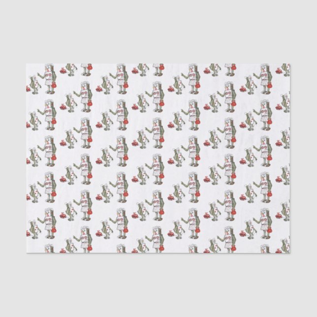 Mum is a robot tissue paper (Front)