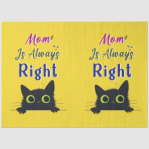 Mum Is Always Right Tissue Paper