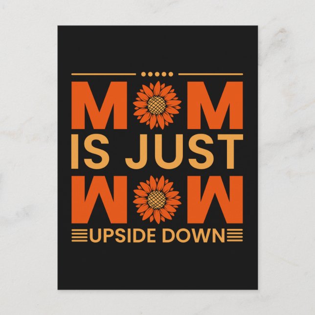 Mum is just wow, mothers day gift ideas T-Shirt Postcard (Front)