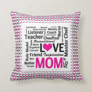 Mum is Love Mother's Day Gift for Do It All Mum Cushion