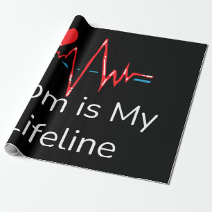 Mum-is-My-Life line  Wrapping Paper