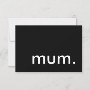 mum. it's a surprise party! invitation