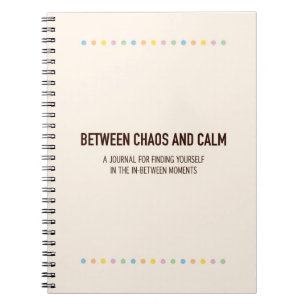 Mum Journal Chaos and Calm Mother's Day Gift