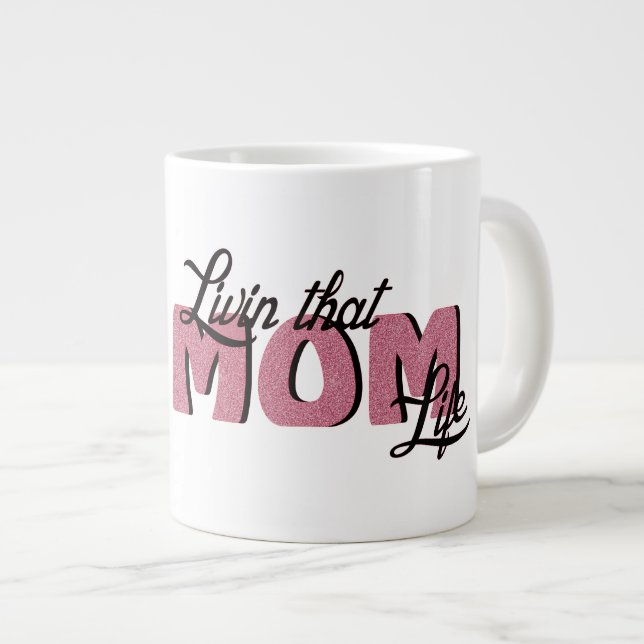 Mum - Jumbo Mug (Front Right)