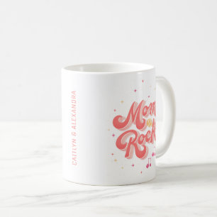 Mum Kids Name Personalised Typography mug