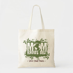 Mum Knows Best Organic Planet Reusable Canvas Bag