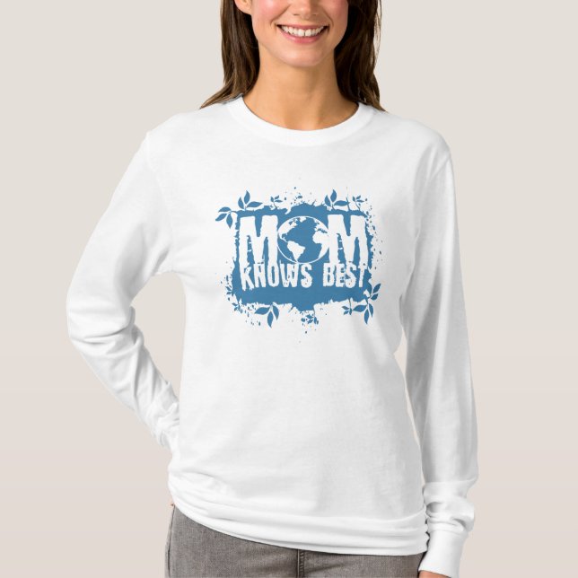 Mum Knows Best Organic Planet T-Shirts (Front)