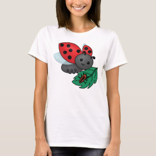 Mum Ladybug with Larvae T-Shirt