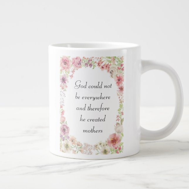 Mum Large Coffee Mug (Right)