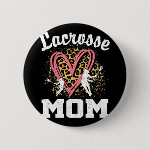 Mum Leopard Heart Matching Mothers Day 6 Cm Round Badge