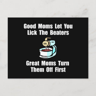 Mum Lick The Beaters Postcard