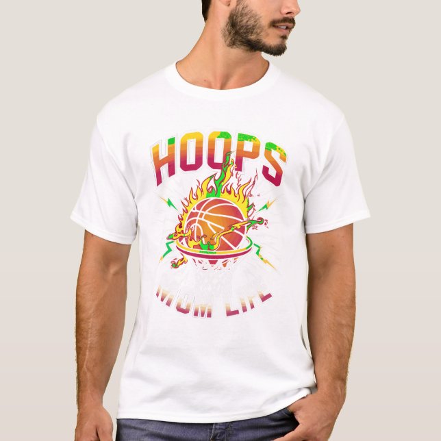 Mum Life Basketball Player T-Shirt (Front)
