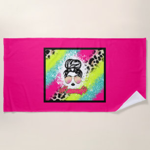 Mum Life Beach Towel