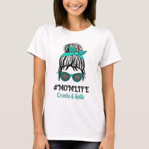 Mum Life Crumbs and Spills T-Shirt