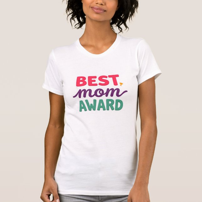 Mum Life Handwritten Typography T-Shirt (Front)
