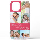 Mum Life is the Best Life 5 Photo Bright Pink