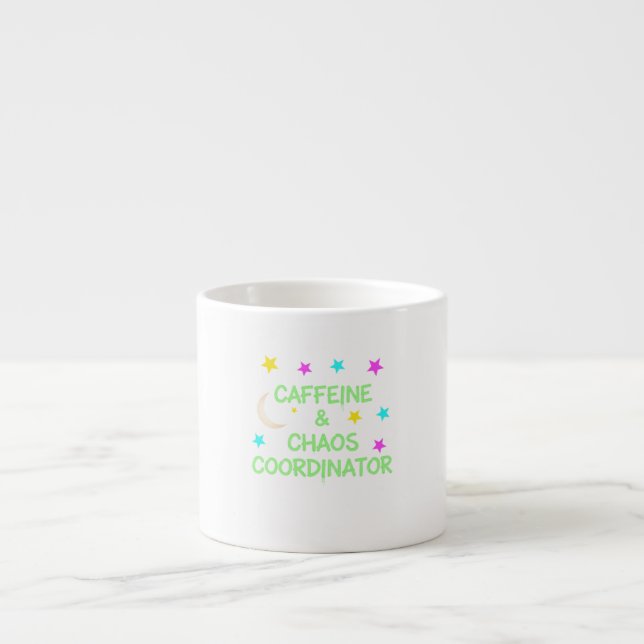 Mum Life Mug Caffeine & Chaos Coordinator for Moms (Front)