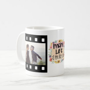 Mum Life Photo Template Coffee Mug