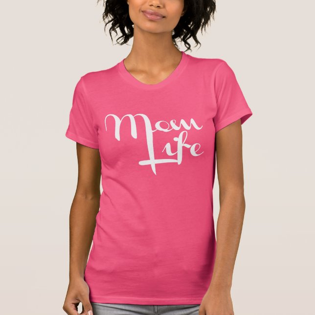 Mum Life Pinky T-Shirt (Front)