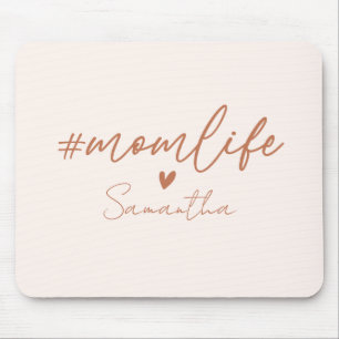 Mum Life - Rustic Charm Design Mouse Mat