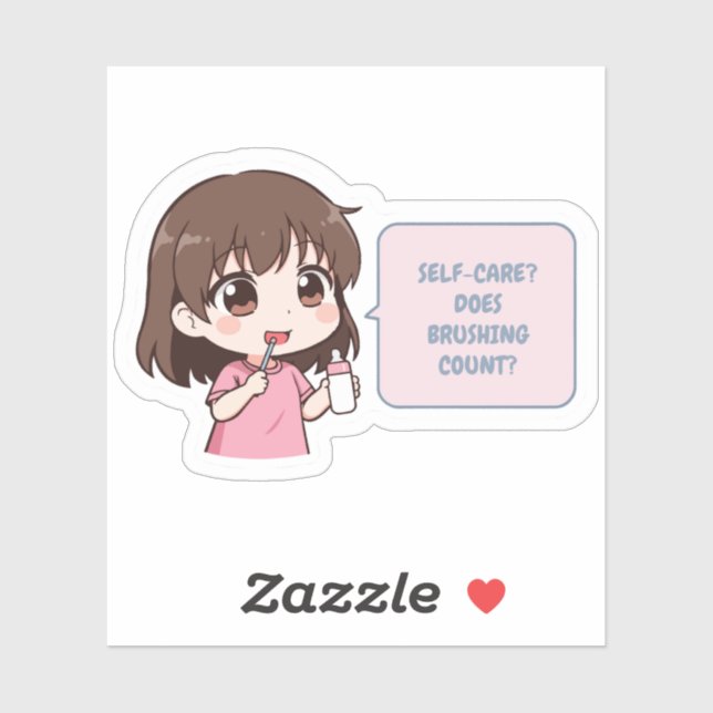 Mum Life Self Care Humour Sticker (Sheet)