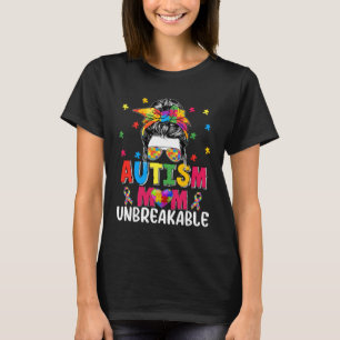 Mum Life Women Mother s Day Autistic Autism Awaren T-Shirt