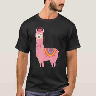 Mum Llama Queen Cute Animal For Women Llama 1 T-Shirt