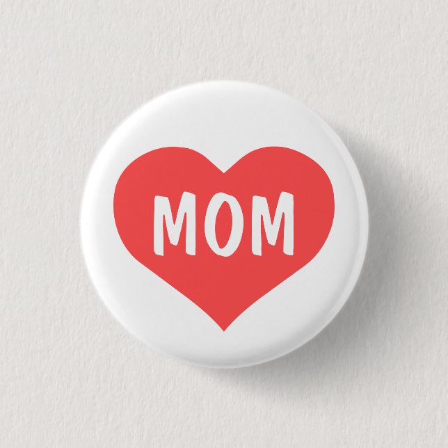 Mum Love 3 Cm Round Badge (Front)