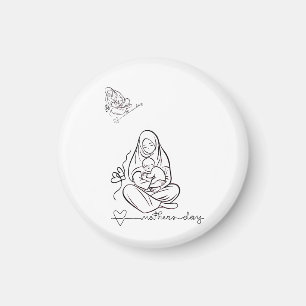 Mum Love  Beautiful Design Magnet