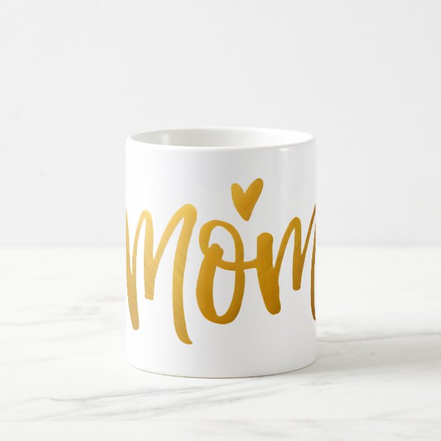 Mum Love Heart Accent Keepsake Mug  (Center)