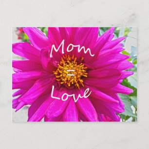 Mum = Love Postcard