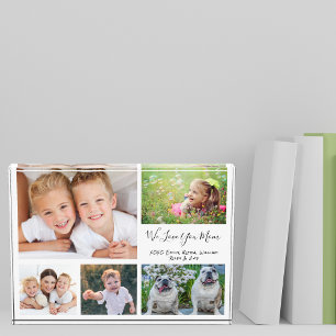 Mum Love You Collage Photo Block