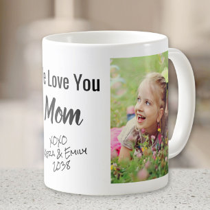 Mum Love You Personalised Photo Coffee Mug