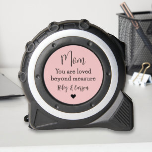 Mum Loved Beyond Measure Pink Heart 1