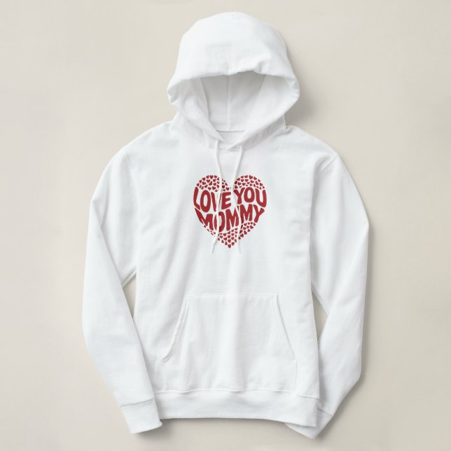 mum lover hoodie (Design Front)