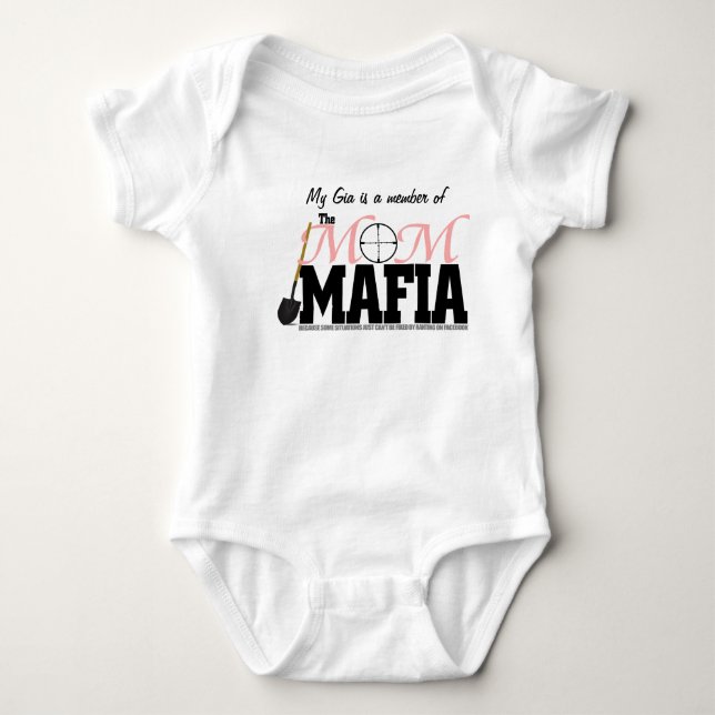 Mum Mafia 'My Gia' Infant Creeper (Front)