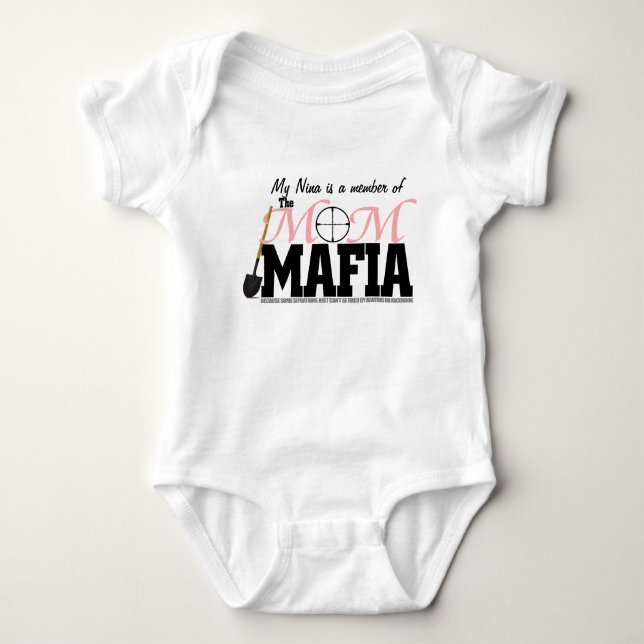 Mum Mafia 'My Nina' Infant Creeper (Front)