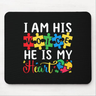 Mum Mama Autistic Autism Awareness Month 1 Mouse Mat