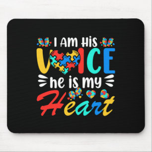 Mum Mama Autistic Autism Awareness Month Boys Son  Mouse Mat