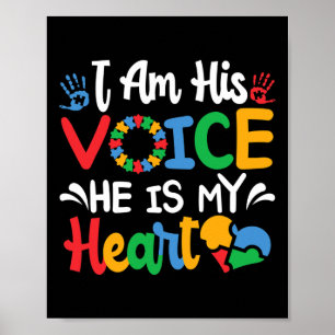 Mum Mama Autistic Autism Awareness Month Poster