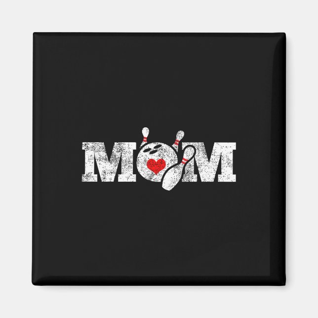 Mum Mama Bowling Sports  Magnet (Front)